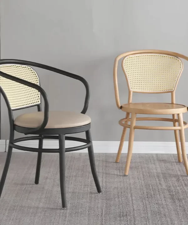 Calvin dark restaurant dining chair - Image 2