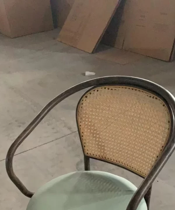 Calvin dark restaurant dining chair - Image 3
