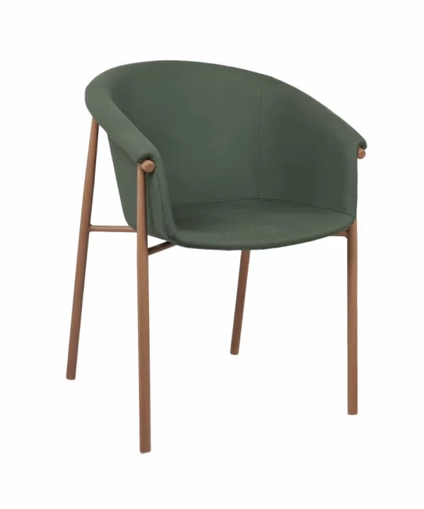 Fiza Green Metal Cafe Chair - Image 6