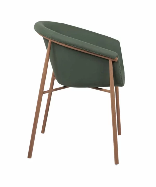 Fiza Green Metal Cafe Chair - Image 4