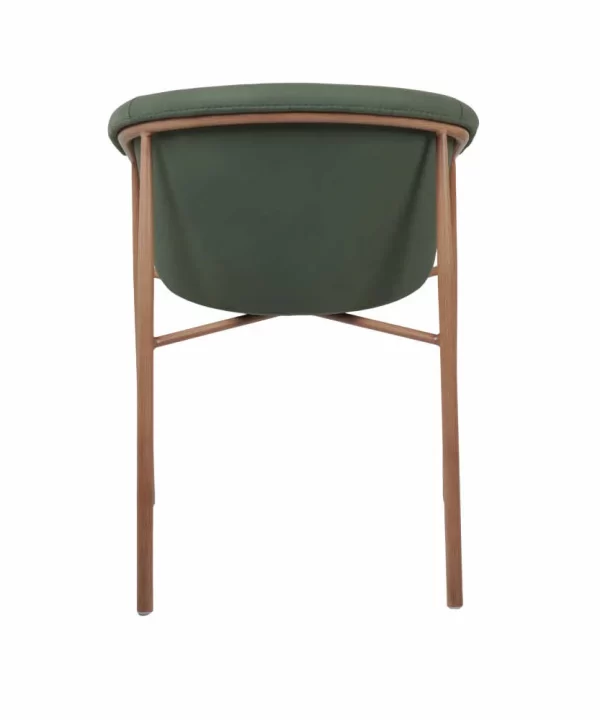 Fiza Green Metal Cafe Chair - Image 3