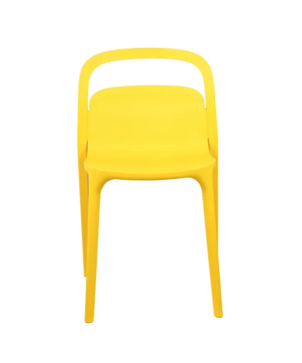 NEW Milan PVC Cafe Chairs Premium in Yellow color - Image 2
