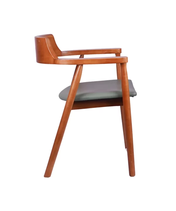 Tinder Dark Wooden Dining Chair - Image 3