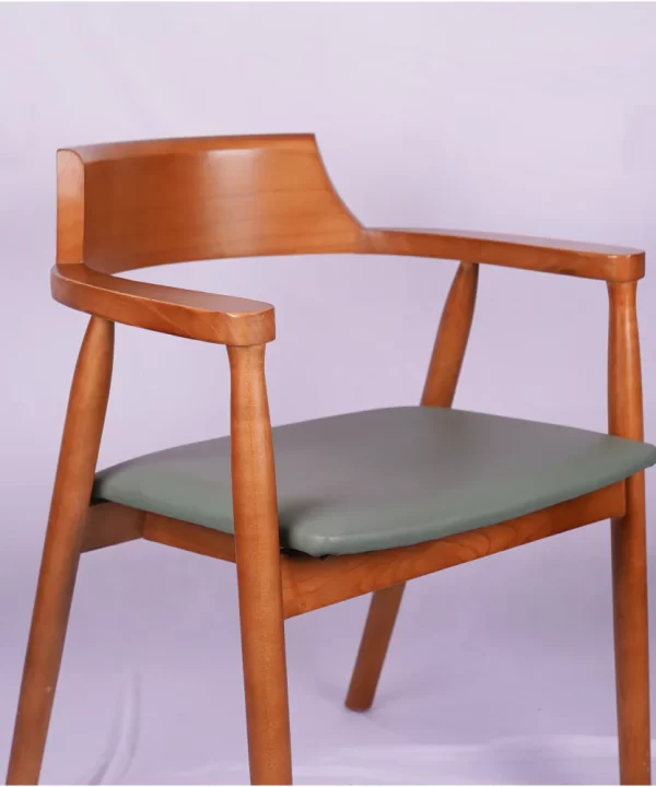 Tinder Dark Wooden Dining Chair - Image 2