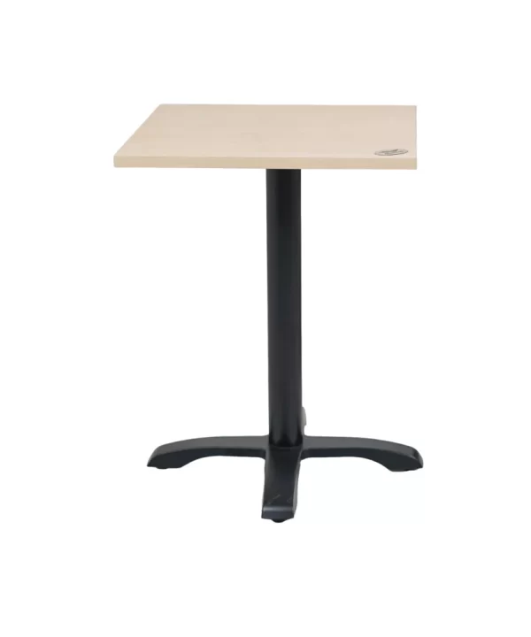 MS Plus Single Pillar Table Base Beige Top - Image 2