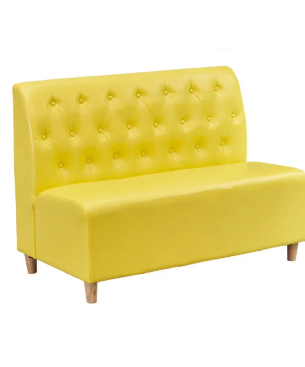 Omega Yellow 2 Seater Restaurant Booth