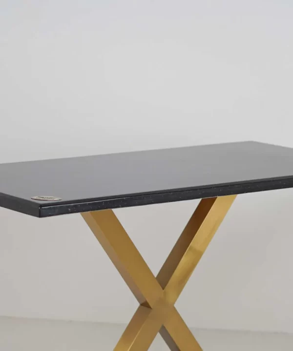Xbase 4 seater Restaurant Table Black Top - Image 3