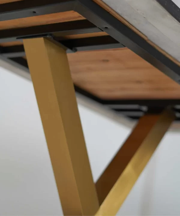 Xbase 4 seater Restaurant Table Black Top - Image 5