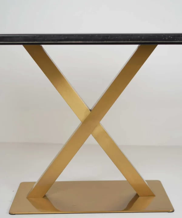 Xbase 4 seater Restaurant Table Black Top - Image 4