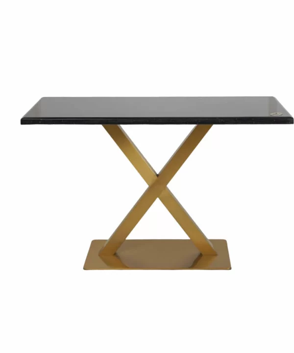 Xbase 4 seater Restaurant Table Black Top - Image 2
